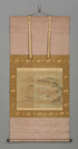 小倉山荘藤原定家詠歌之図